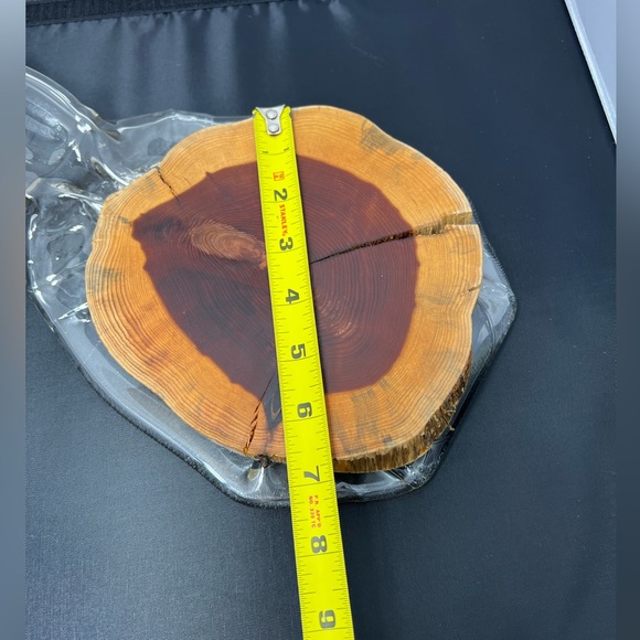 Vintage Trivets For Hot Pots‎ And Pans glass and wood - Picture 6 of 7